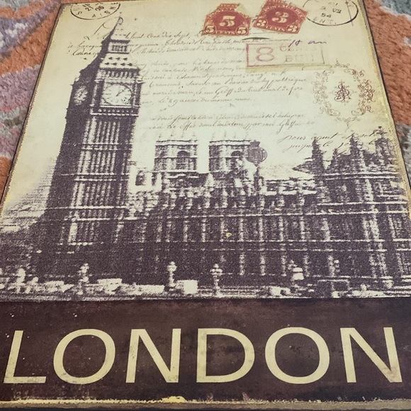 LONDON ENGLAND METAL SIGN PLAQUE ART - Picture 5 of 8